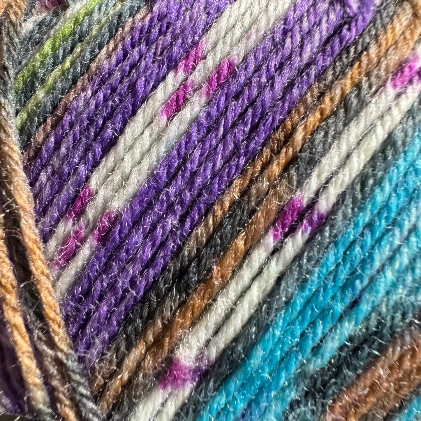 Opal Hundertwasser 4ply Sock Yarn - Rain on Rainy Day 100g