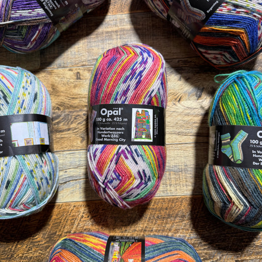 Opal Hundertwasser 4ply Sock Yarn - Good Morning City 100g