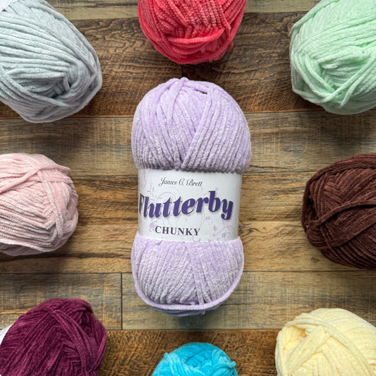 Flutterby Chunky - Lilac (B10) - 100g