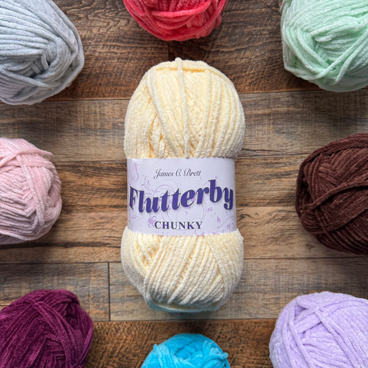 Flutterby Chunky - Lemon (B9) - 100g