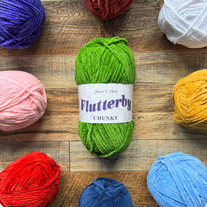 Flutterby Chunky - Green Frog (B48) - 100g