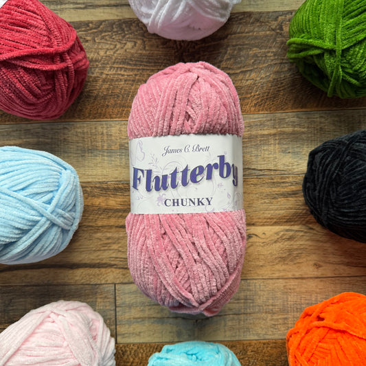 Flutterby Chunky - Antique Rose (B19) - 100g