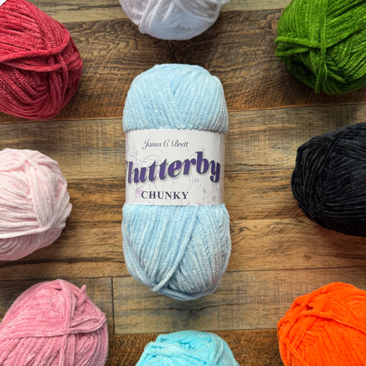 Flutterby Chunky - Baby Blue (B3) - 100g