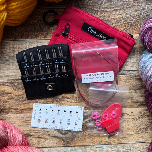 ChiaoGoo TWIST Shortie Lace Interchangeable Needle Set - Mini