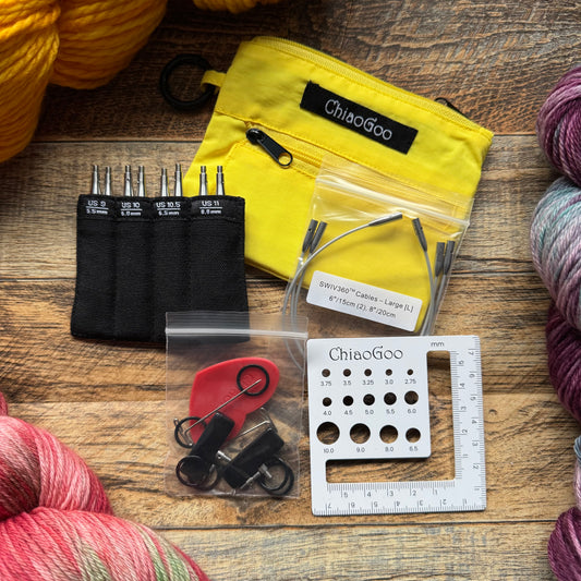 ChiaoGoo TWIST Shortie Lace Interchangeable Needle Set - Large