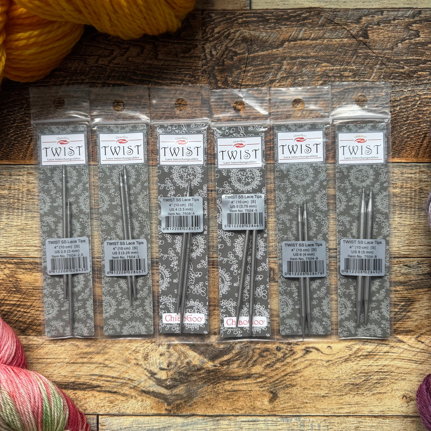 Chiaogoo TWIST Lace Interchangeable Tips 4" (10cm)