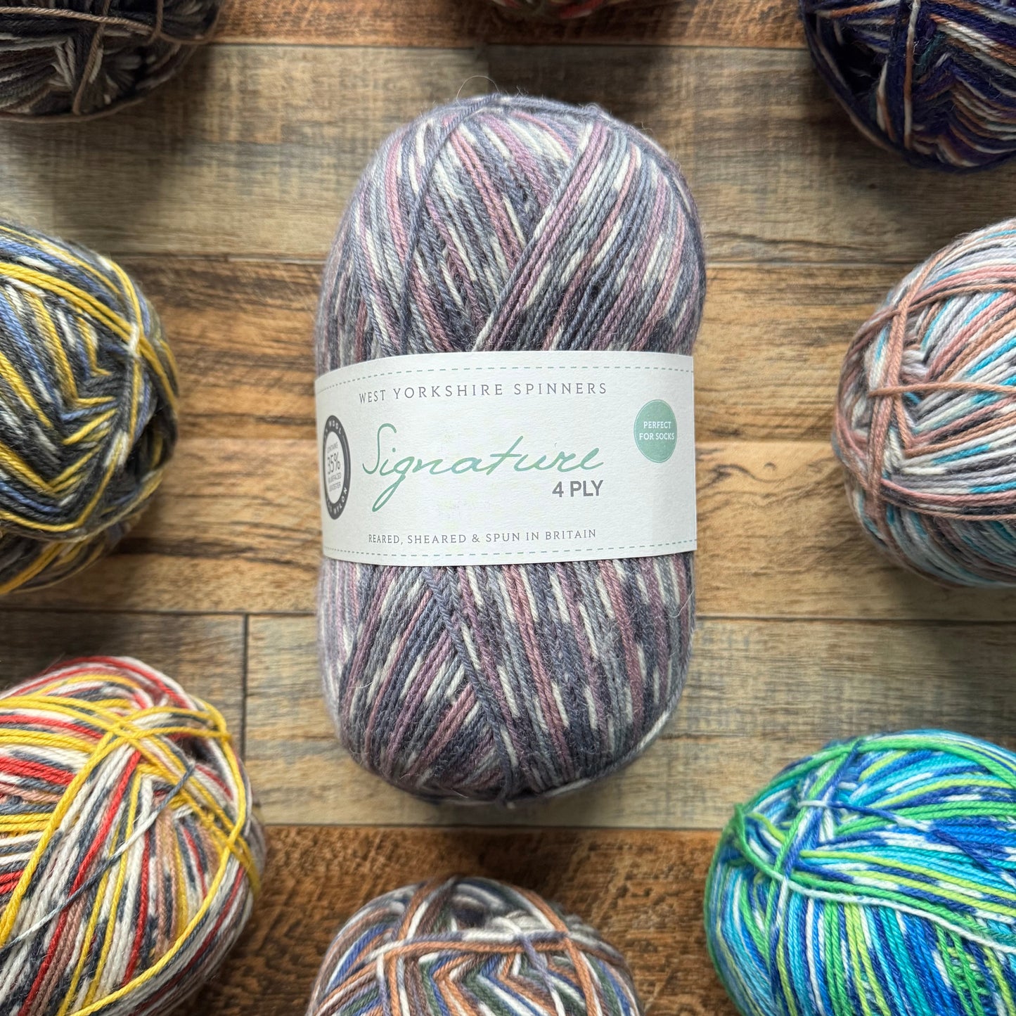 West Yorkshire Spinners Signature 4 Ply - Wood Pigeon 100g