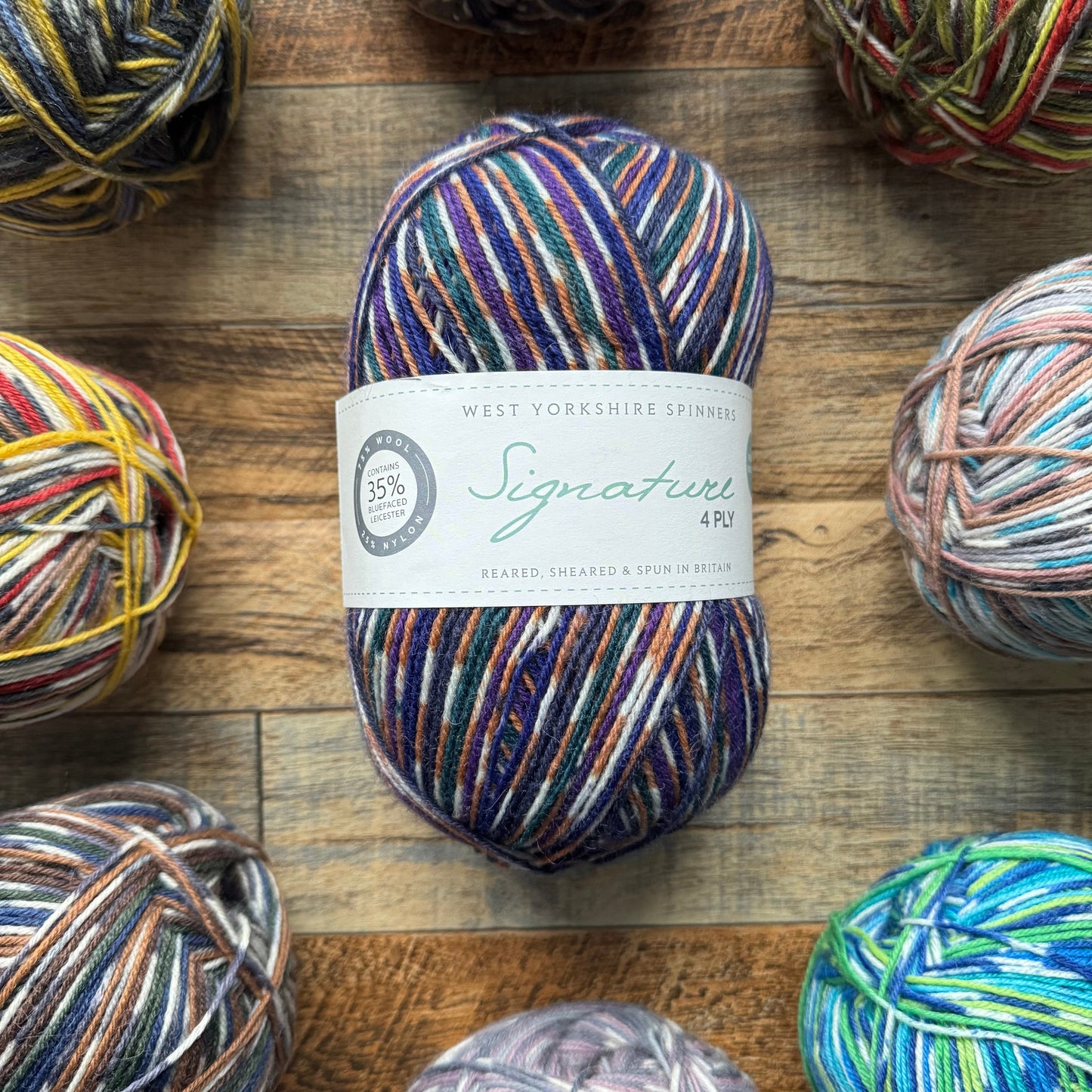 West Yorkshire Spinners Signature 4 Ply - Starling 100g