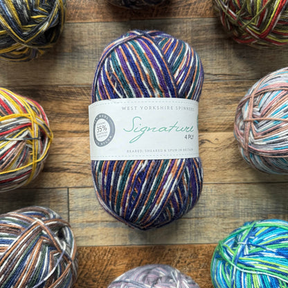 West Yorkshire Spinners Signature 4 Ply - Starling 100g