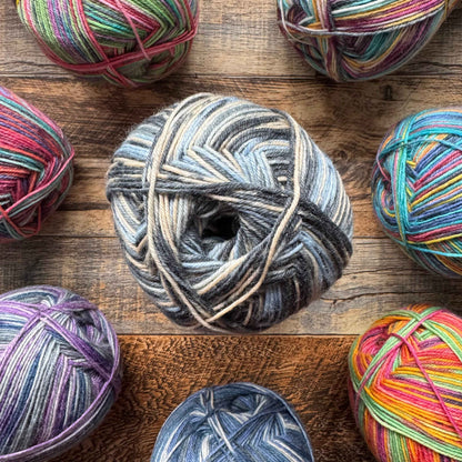 Opal Funky 4ply Sock Yarn - Seven League Boots 100g