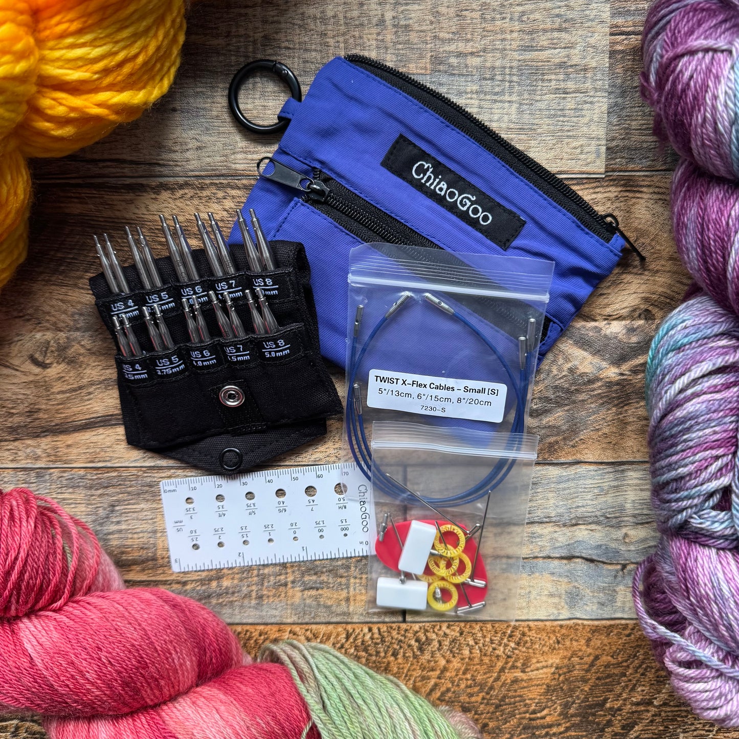 ChiaoGoo TWIST Shortie Lace Interchangeable Needle Set - Small