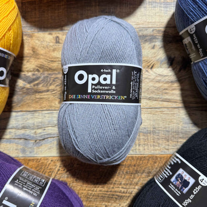 Opal UNI 4-Ply - Medium Grey 100g