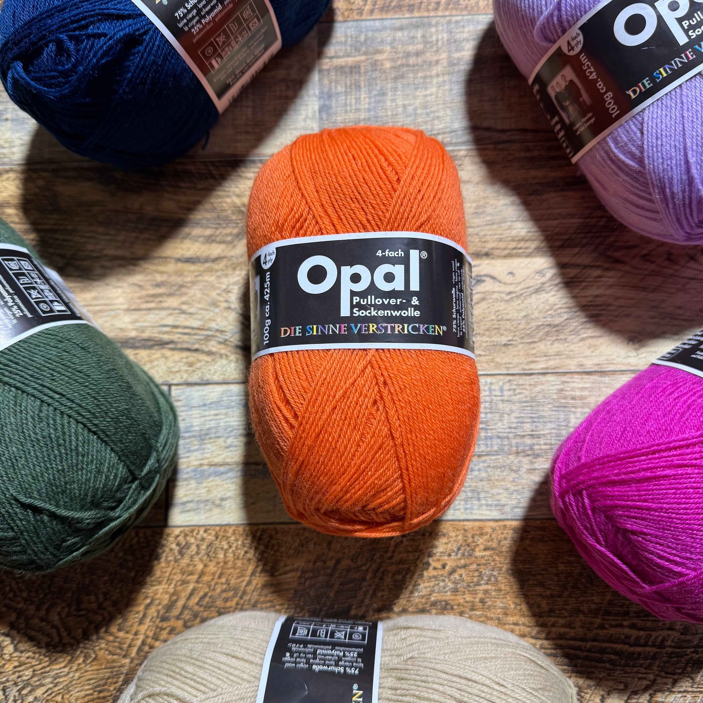 Opal UNI 4-Ply - Orange 100g