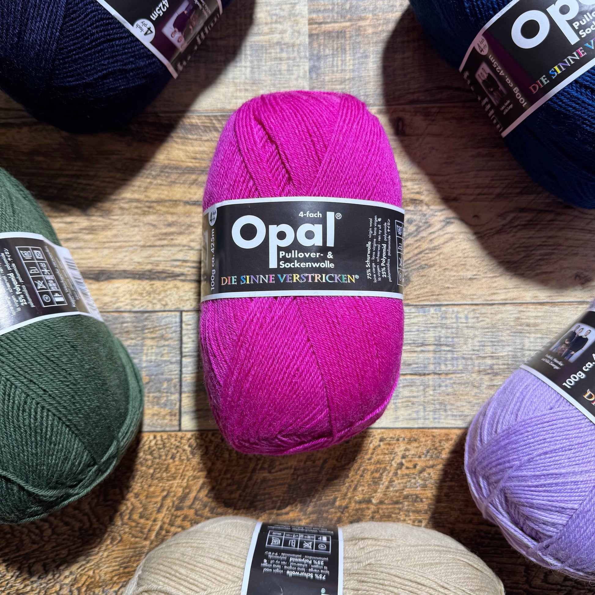 Opal UNI 4-Ply - Pink 100g