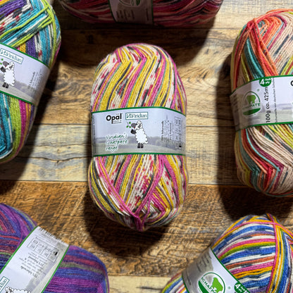 Opal Viridian Schafpate 4ply Sock Yarn - Princess 100g