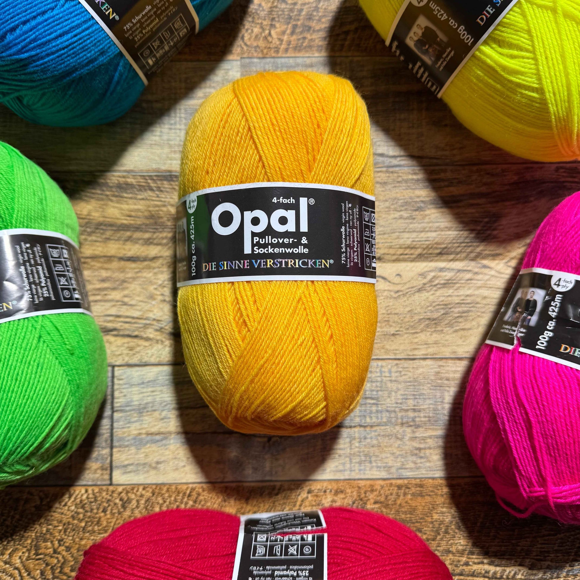 Opal UNI 4-Ply - Sun Yellow 100g