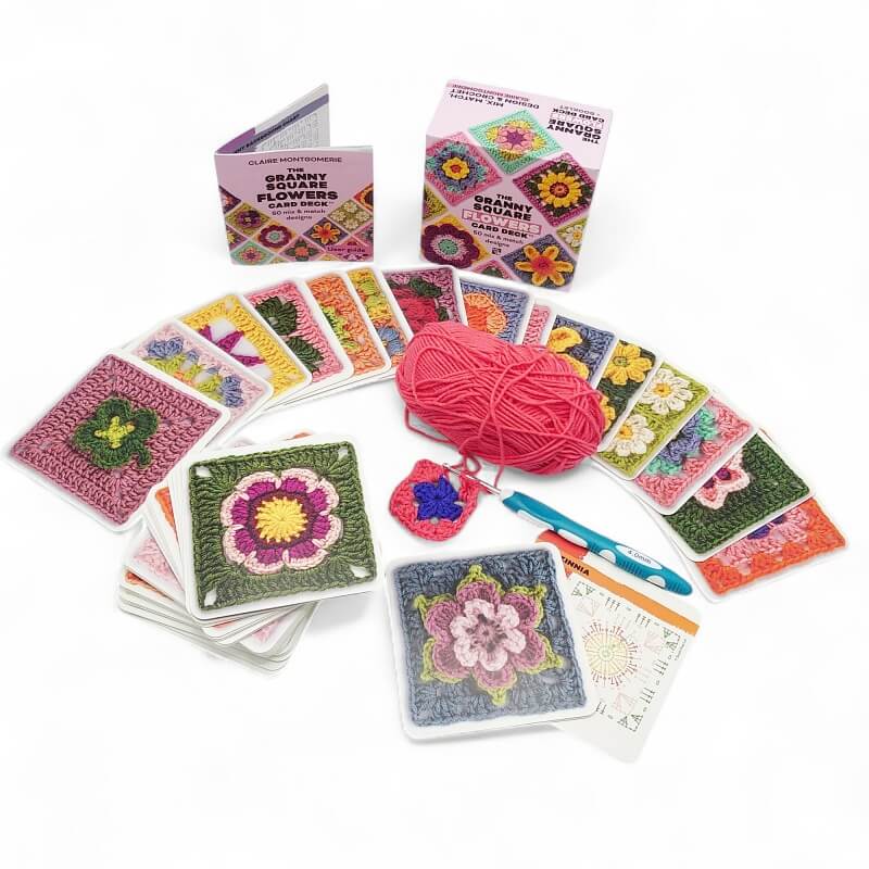 The Granny Square Flowers Card Deck™